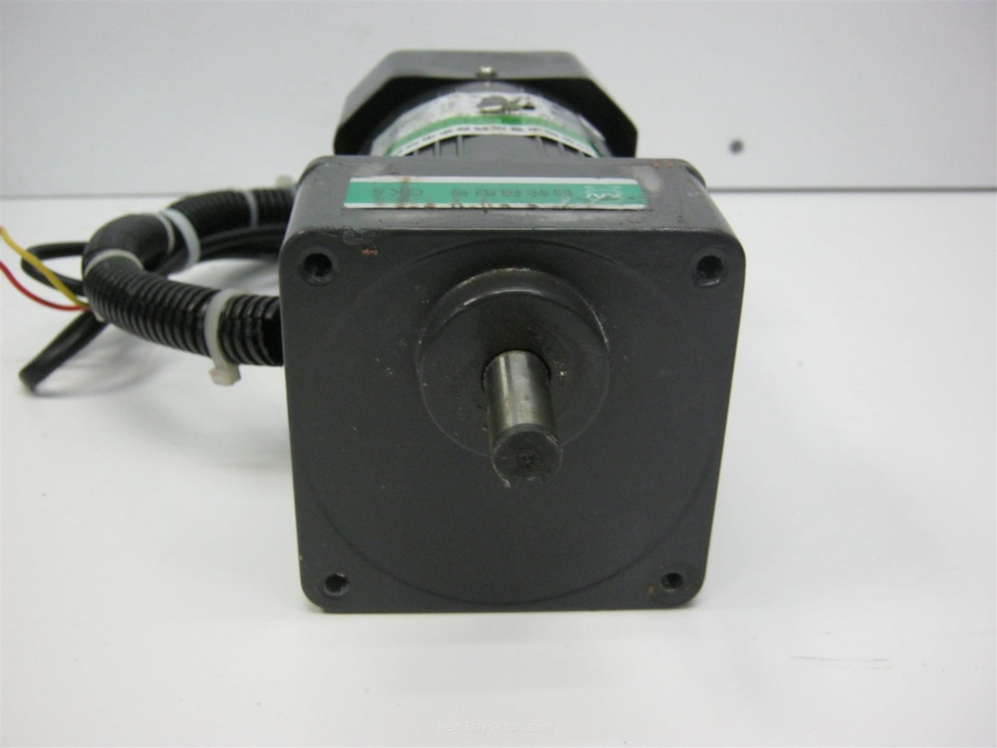 Used XINWEIDIANJI GK5 Gear Motor 220VAC 60Hz 60W 0.7A 1300RPM 12mm Shaft