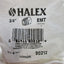 New Lot of 4 New Halex 90212 Compression Connector, Trade Size: 3/4"