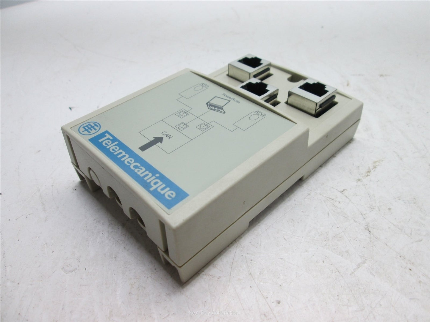 Used Telemecanique VW3CANTAP2 CANopen Junction Box, 3x RJ45 Connectors