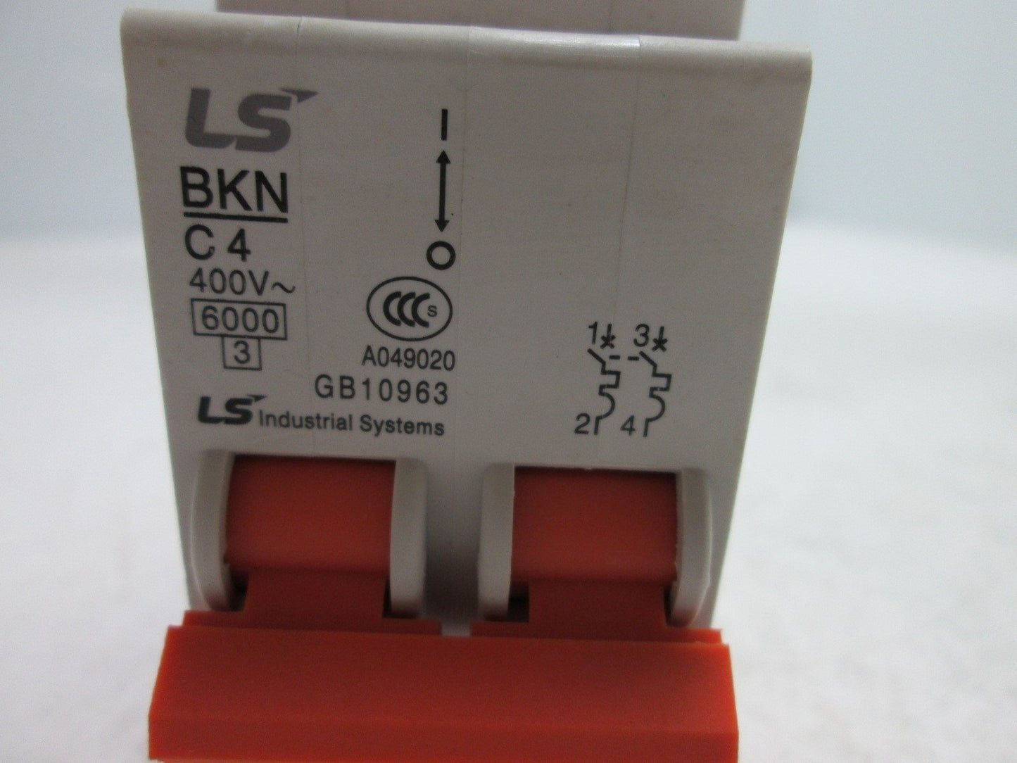 Used LS Industries BKN-C4 Circuit Breaker, Rating: 400VAC 4A, 2-Pole