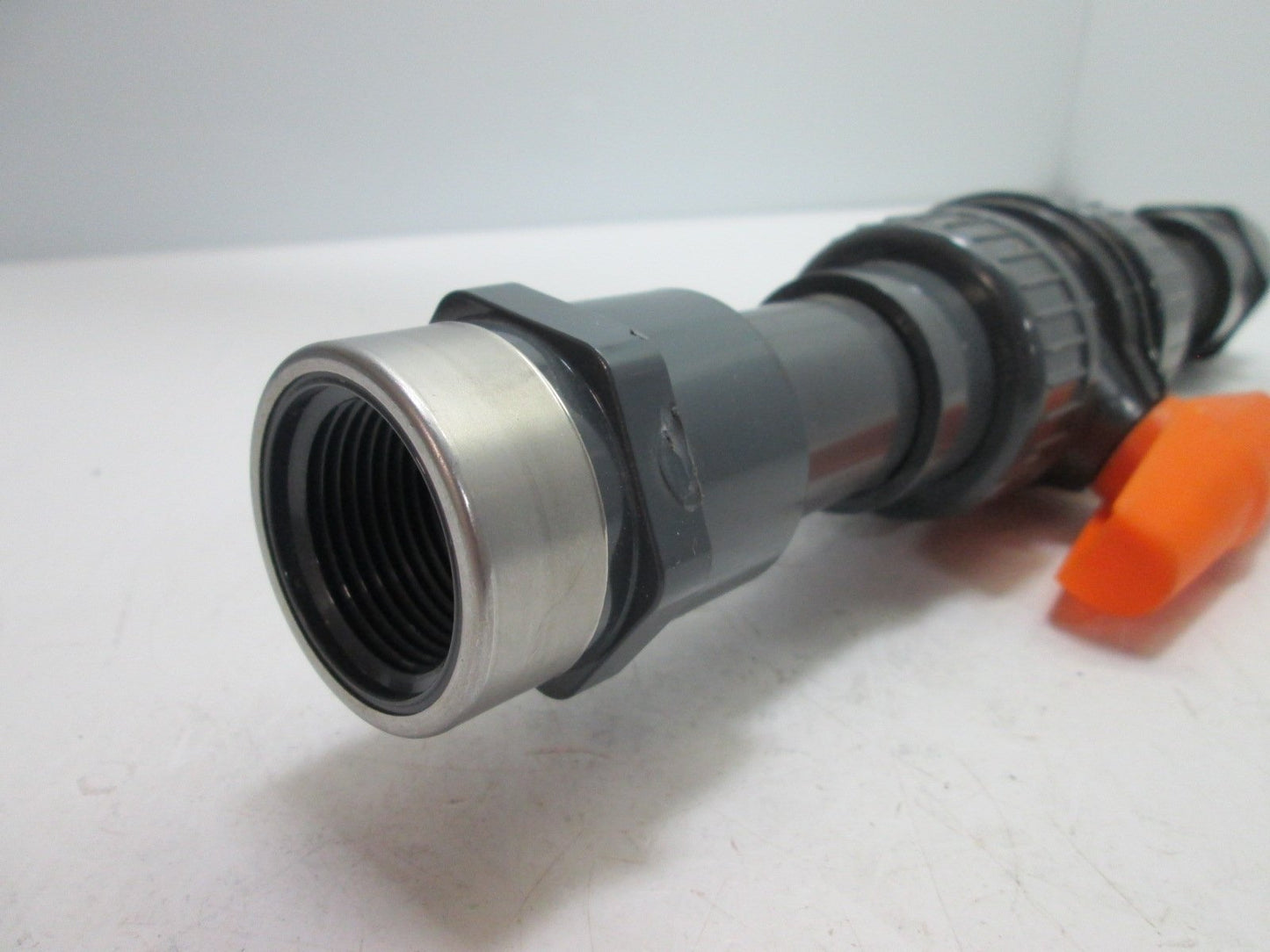 Used Georg Fisher DN25 PVC Ball Valve, Connections: 1", 1" NPT Female Fittings