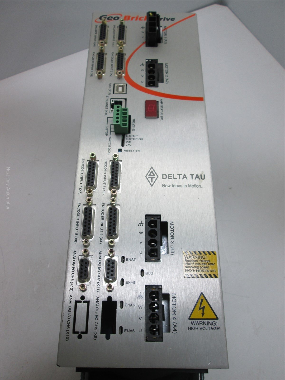 Used Delta Tau GBL4-CO-502-130 Geo Brick Drive(Programmable Servo Amplifier)