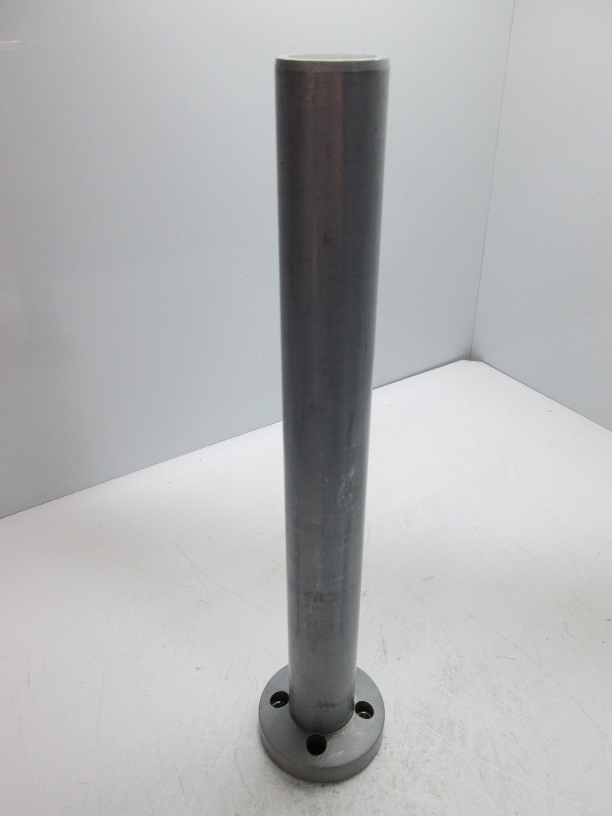Used Newport 45 Optical Support Rod, 1.5" Diameter, Height: 14", 0.29" CLR Holes