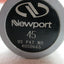 Used Newport 45 Optical Support Rod, 1.5" Diameter, Height: 14", 0.29" CLR Holes