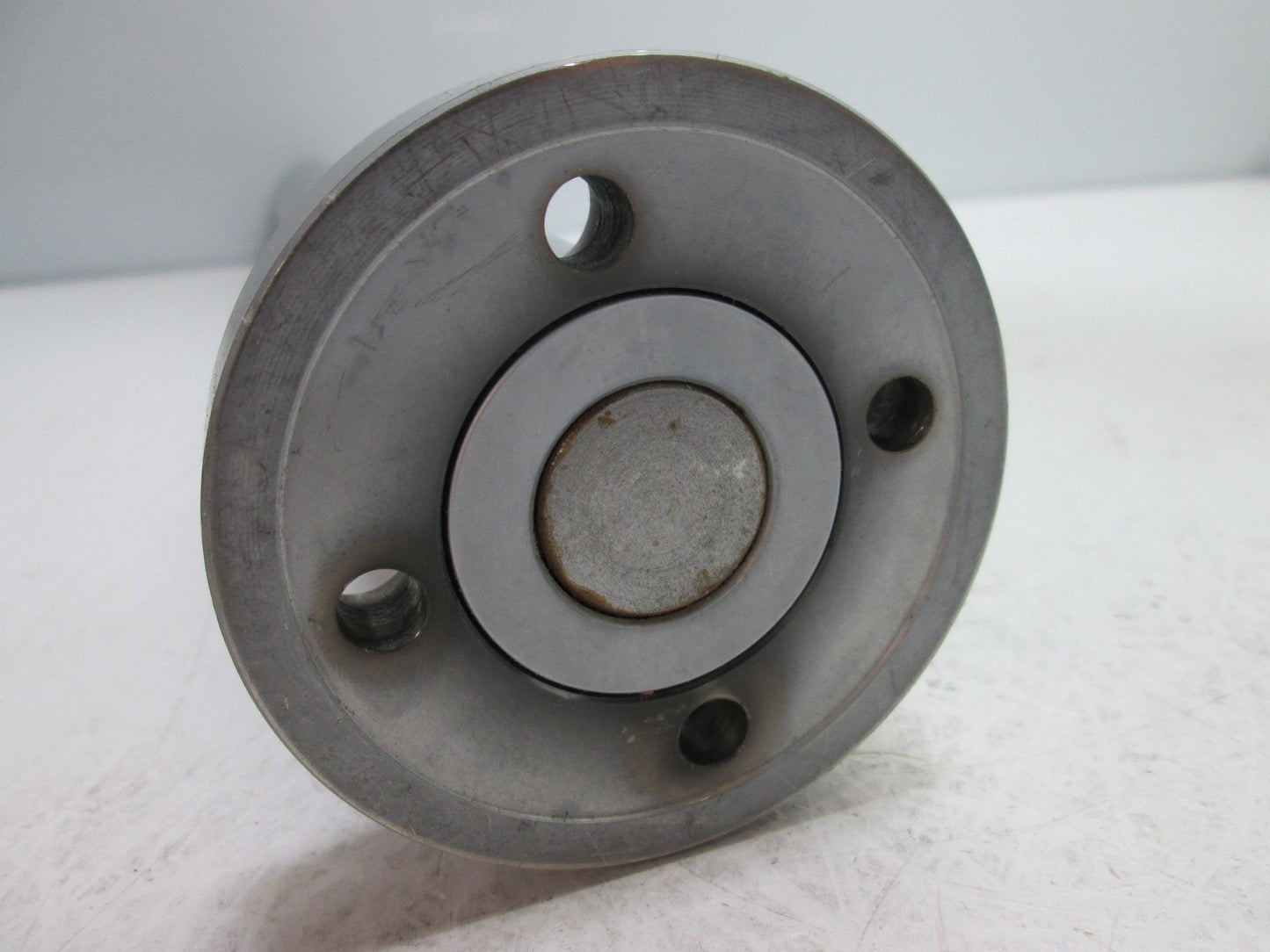 Used Newport 45 Optical Support Rod, 1.5" Diameter, Height: 14", 0.29" CLR Holes
