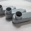 Used Lot of 3 Kraloy LB07 Conduit Fittings W/ Covers, 3/4" Openings