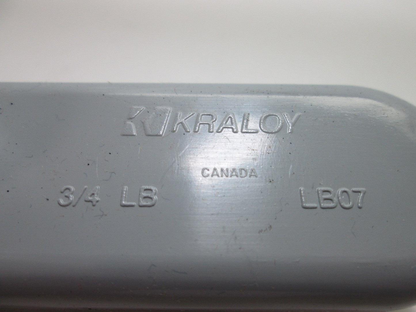 Used Lot of 3 Kraloy LB07 Conduit Fittings W/ Covers, 3/4" Openings