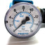 Used Festo LR-1/4-S-B Regulator, Pressure Gauge: 0 to 225psi (0 to 16bar), 1/4" NPT