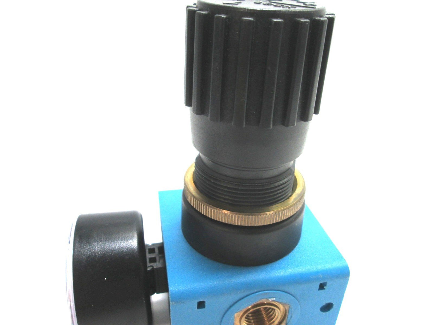 Used Festo LR-1/4-S-B Regulator, Pressure Gauge: 0 to 225psi (0 to 16bar), 1/4" NPT