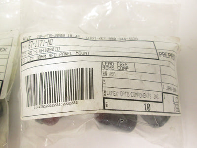 New Lot of 36 New Lumex 67-1171-ND 67-1172-ND 67-1173-ND Panel Mount LED's RYG