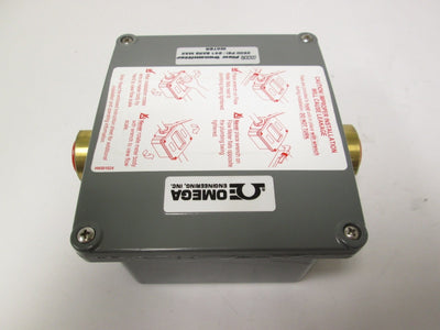 New – Open box New Omega MR HFLR6315D Digital Flow Transmitter 1-15GPM 3500PSI 1/2" NPT 4-20mA