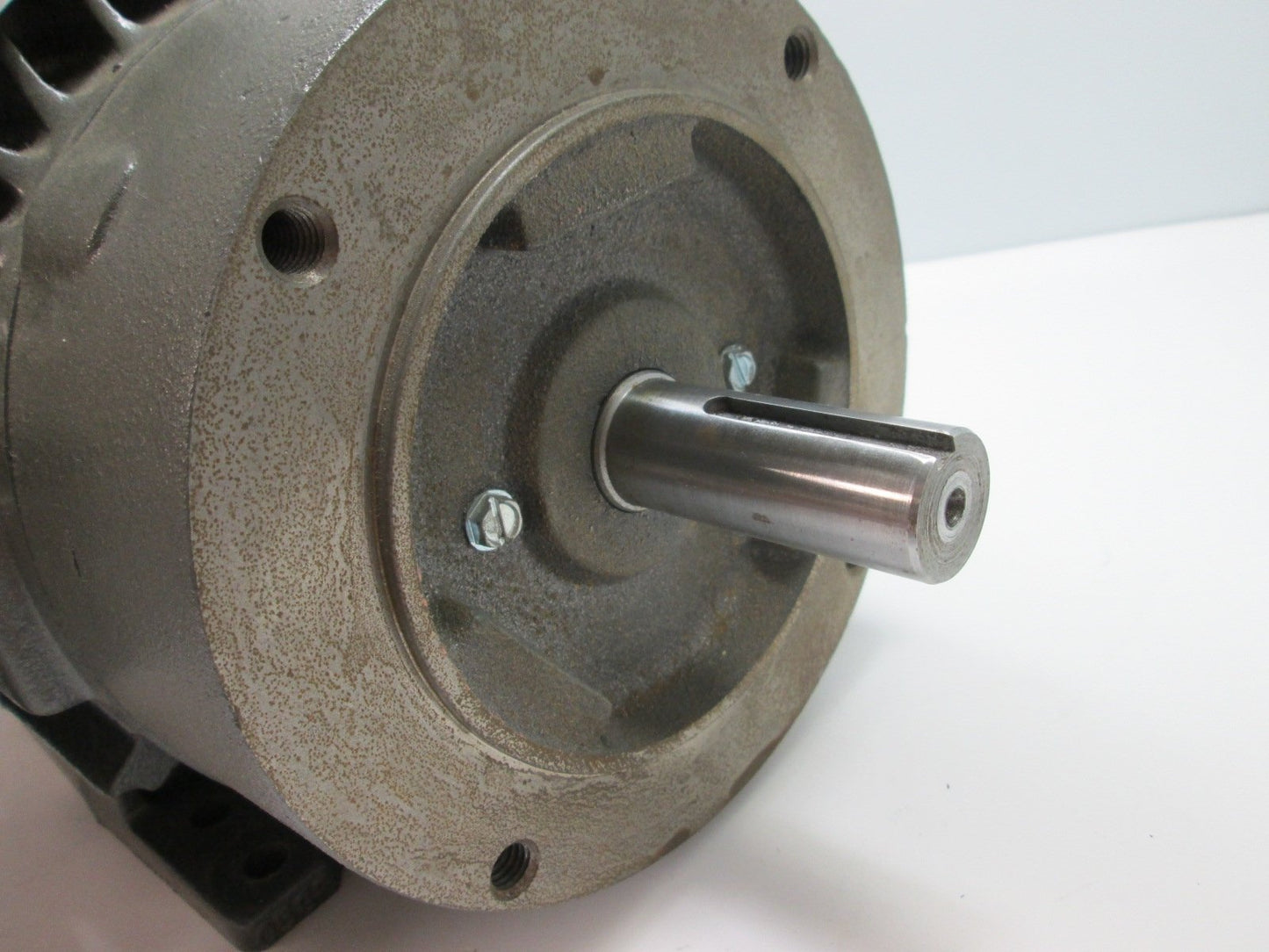Used Baldor ZDNM3584T Electric Vector Motor, 7/8" Shaft, With HS25 Optical Encoder