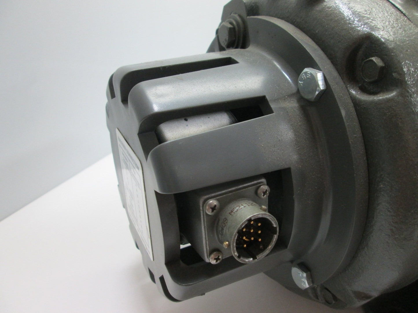 Used Baldor ZDNM3584T Electric Vector Motor, 7/8" Shaft, With HS25 Optical Encoder