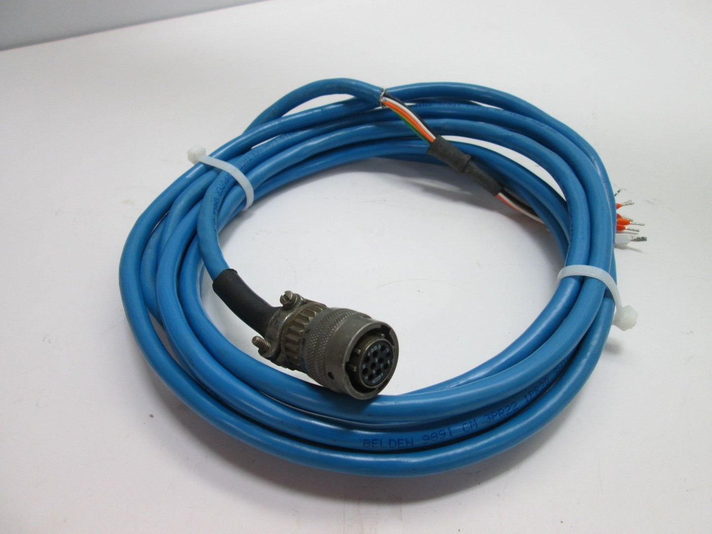 Used Baldor ZDNM3584T Electric Vector Motor, 7/8" Shaft, With HS25 Optical Encoder