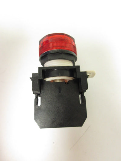 Used Cutler Hammer E22R2 Red Pilot Light Indicator 120VAC/DC Line 60V 1.2W Lamp