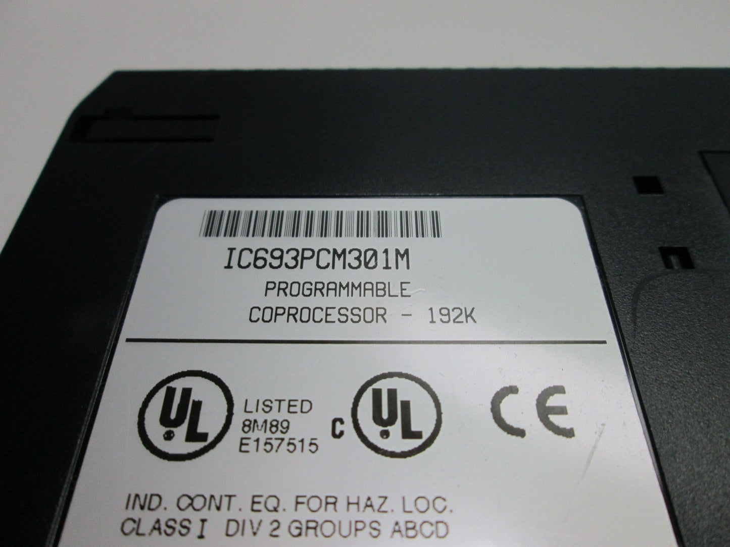 Used GE Fanuc IC693PCM301M Programmable Coprocessor Module, Total Memory: 192K