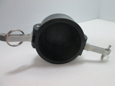 New – Open box Norwesco 61282 3" DC Cam Lever Coupler Dust Cap for Male Adapter, Polypropylene