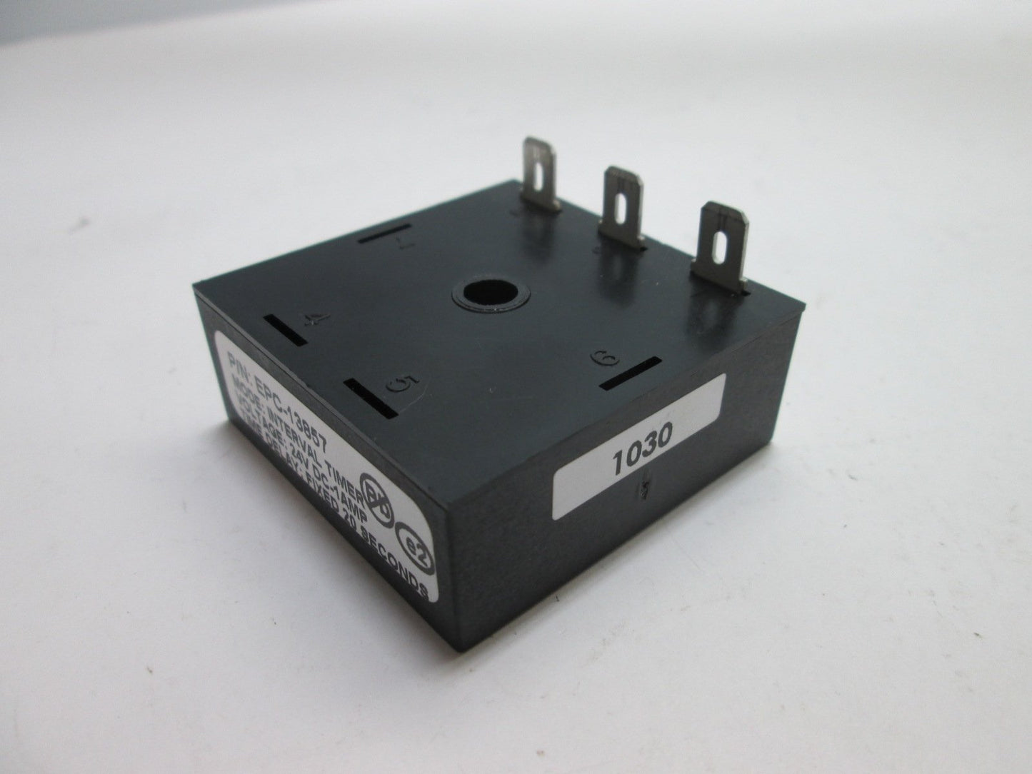 Used Artisan EPC-13857 Interval Timer, Power: 24VDC 1A, Fixed Time Delay: 20 sec