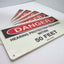 New Lot of 5 New Brady "Danger Hearing Protection Required Within 50 Feet" Signs