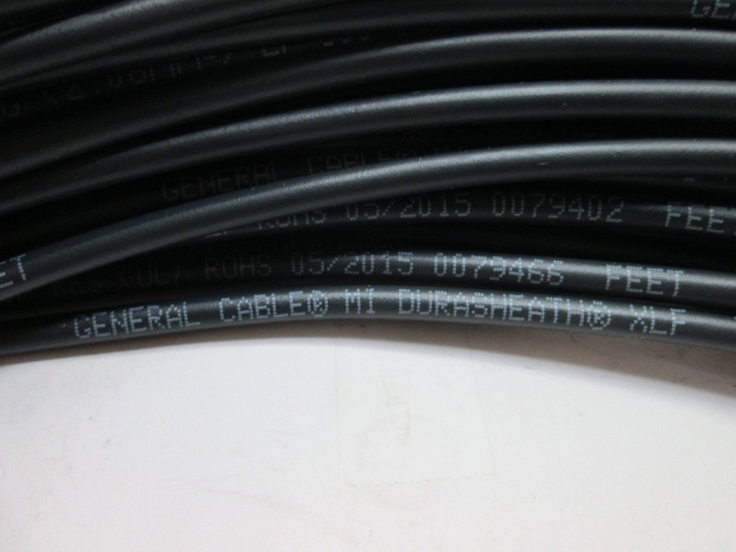 Used 200 Feet of General Cable Type RHH/RHW-2/USE-2 Durasheath Cable, 14 AWG, 600V