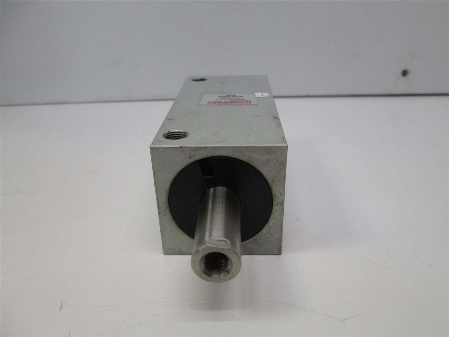 Used Compact BFHD158X3 Pneumatic Cylinder, Double Rod, 3" Stroke, Heavy Duty, Tested