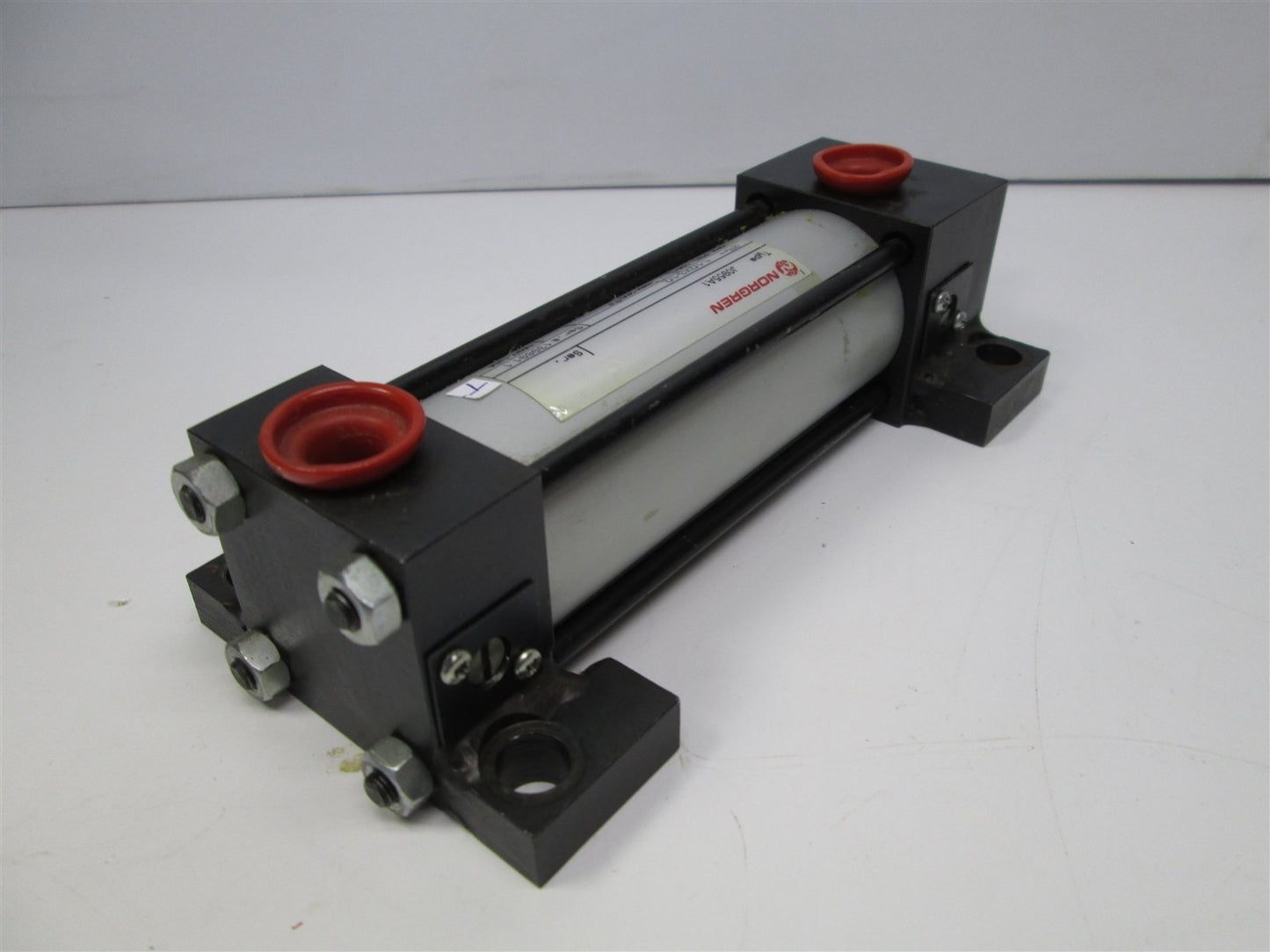 Used Norgren J0955A1 NFPA Steel Pneumatic Cylinder, 1.5" Bore, 3.5" Stroke, Tested