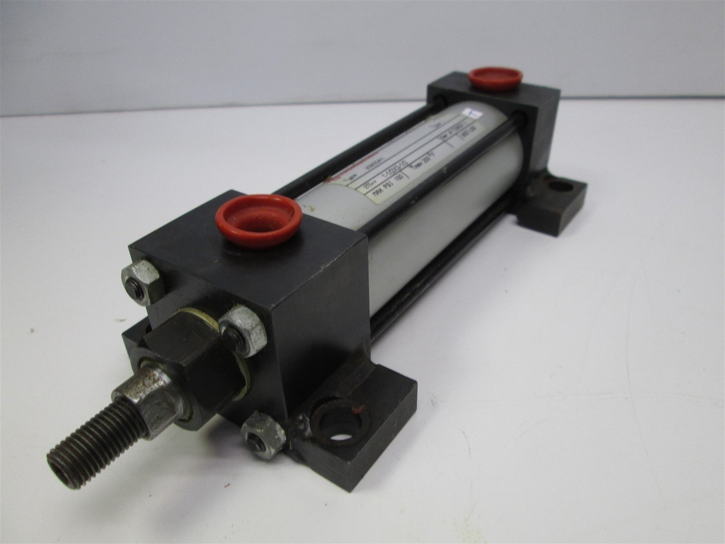 Used Norgren J0955A1 NFPA Steel Pneumatic Cylinder, 1.5" Bore, 3.5" Stroke, Tested