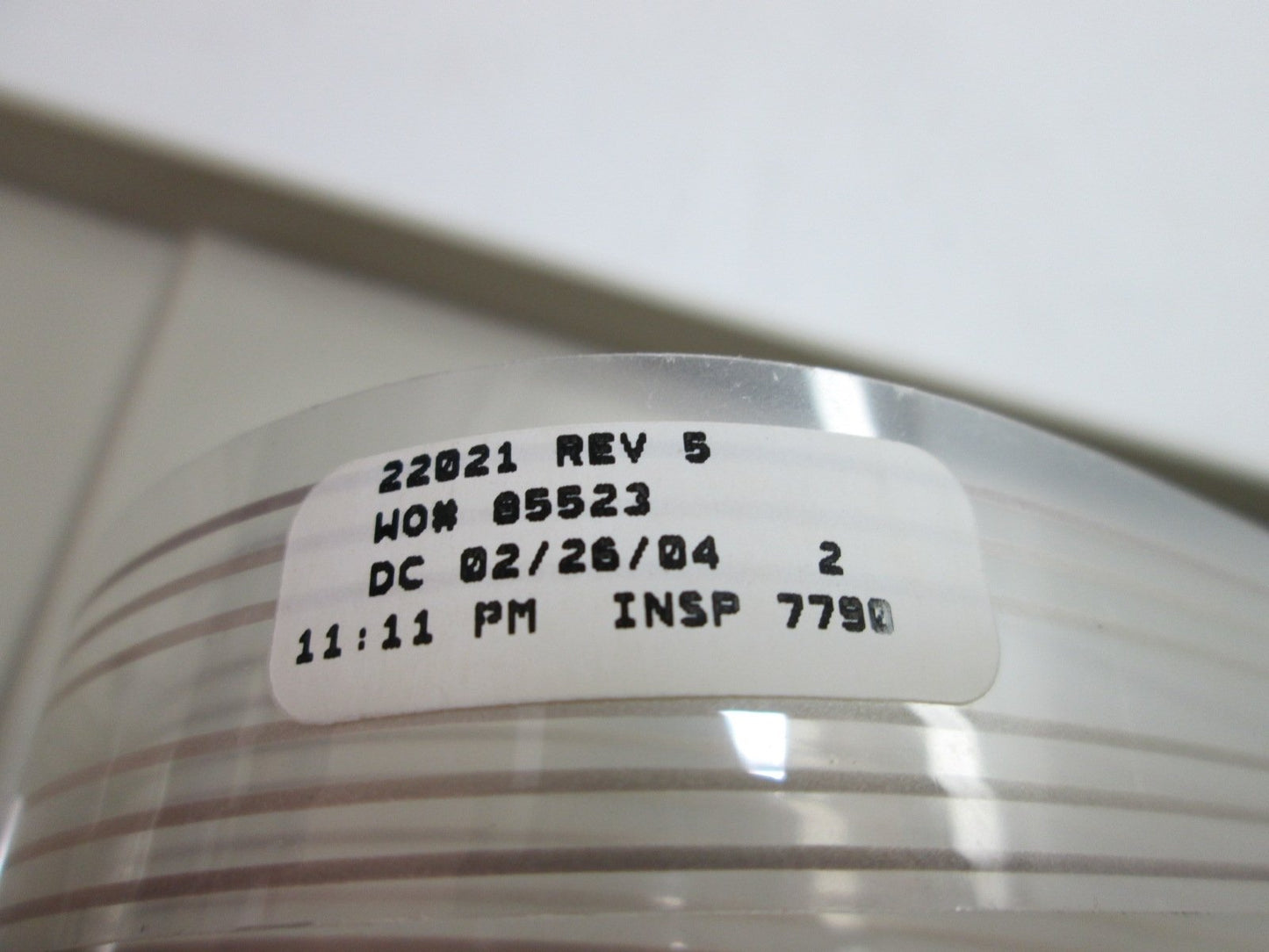 Used Zebra 22021 Rev 5 Front Panel From 170xill/170xilll Series Printer