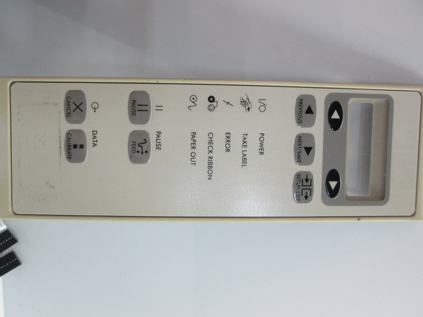 Used Zebra 22021 Rev 3 Front Panel From 170xill/170xilll Series Printer