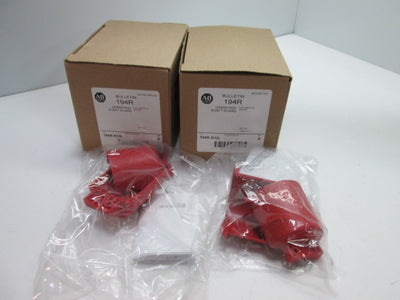 New Lot of 2 New Allen Bradley 194R-R1G Operating Shaft Guard, For 194R-R1 & 194R-R2
