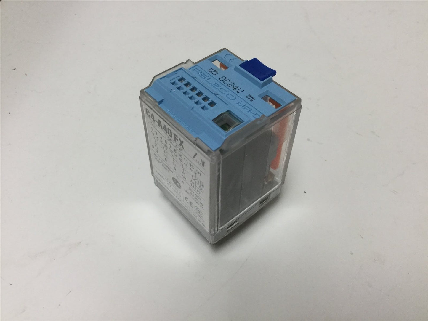 New – Open box Lot of 10 New Releco C4-A40FX Non-Latching Plug-In Relays, 4-Pole, Coil: 24VDC