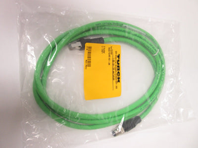 New Turck RSSD RJ45S 421-2M Cordset 4-Pint o RJ-45 Ethernet 2m Length