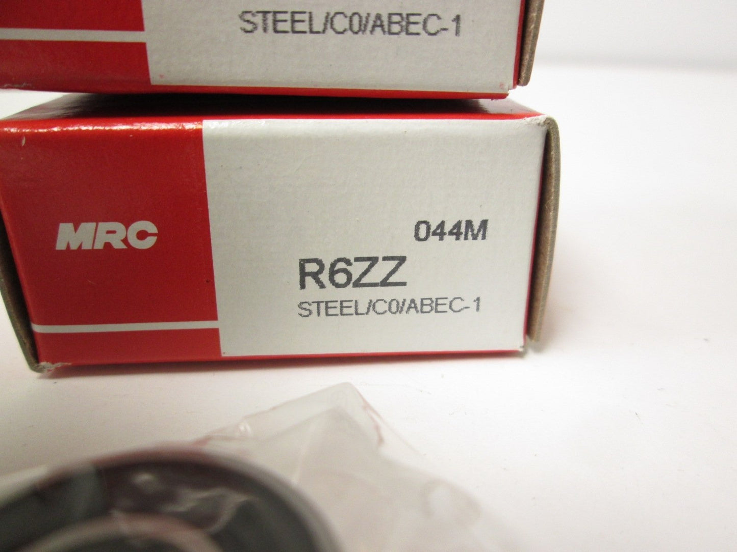 New Lot of 2 New MRC R6ZZ Deep Grove Bearing 0.375" ID 0.875" OD 0.2813" Width 301lb