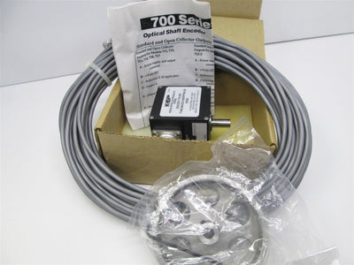 New New In Box Kessler-Ellis 716-281 Optical Shaft Encoder w/Measuring Wheel, Cable