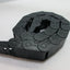 Used Igus 14.2.028 Energy Chain, Dimensions: 28.5" x 7/16" x 1", Mounting Brackets