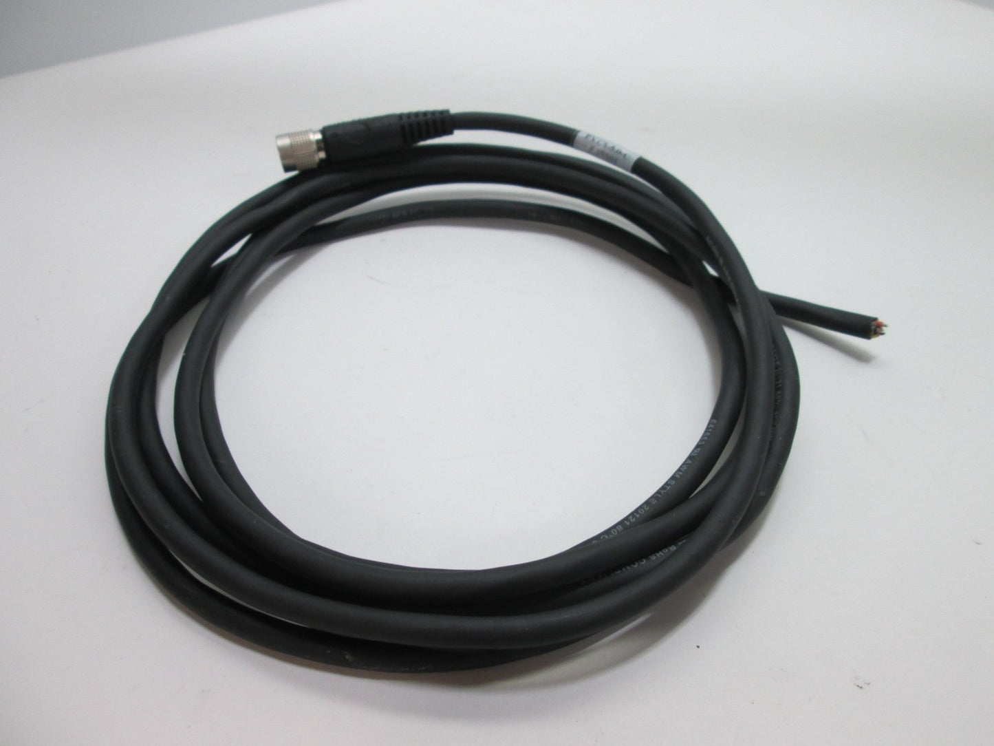 Used Intercon 1 PVCS-5.0-C Power Cable, 12-Pin Connector to Flying Leads, 10' Long