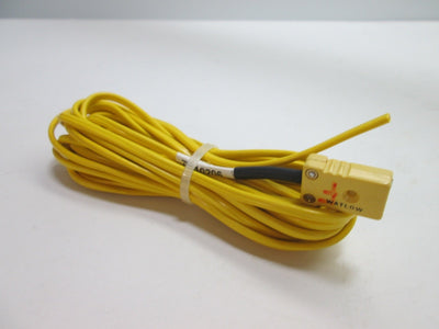 Used Watlow MCF-K-WAT Thermocouple Connector, Temperature Rating: 204°C, 15ft Leads
