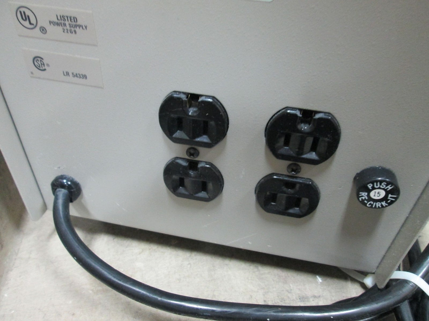 Used Sentrex CLC-0750-AAA Line Conditioner, Input: 120V 5.52A, Output: 120V 6.25A