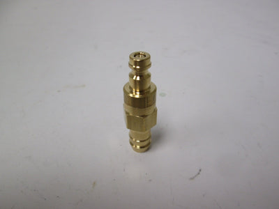 New Rectus 21SBTF10MPX Valved Plug 10mm Barbed Fitting to Quick-Connect Brass