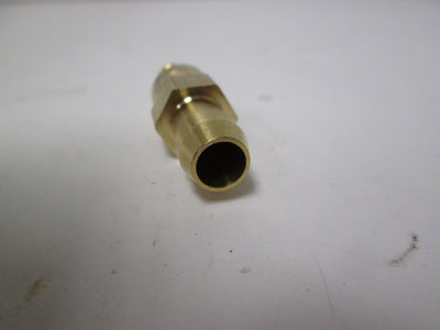 New Rectus 21SBTF10MPX Valved Plug 10mm Barbed Fitting to Quick-Connect Brass