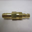 New Rectus 21SBTF10MPX Valved Plug 10mm Barbed Fitting to Quick-Connect Brass