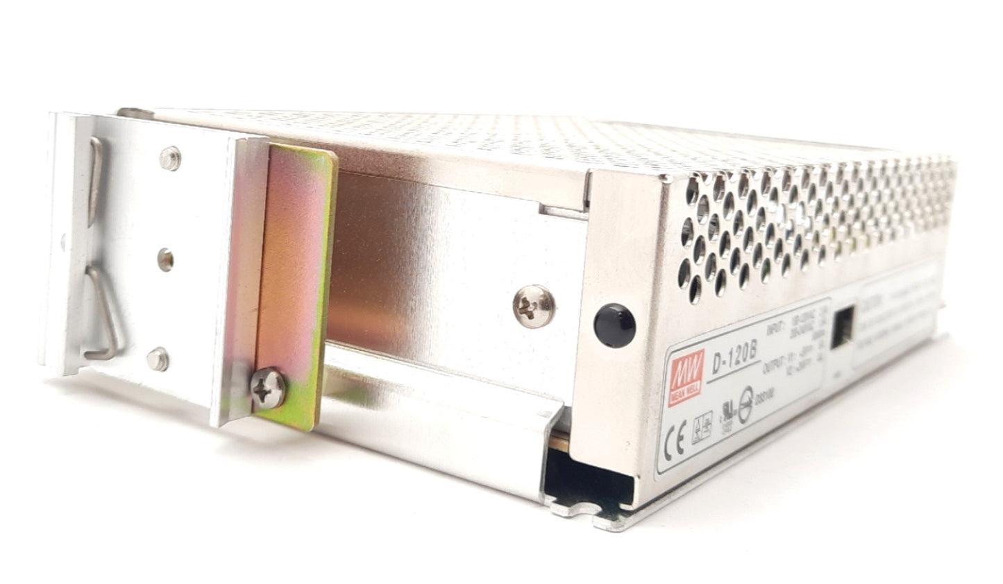 Used Mean Well D-120B Power Supply, Input: 100-120/200-240VAC, Output: 5/24VDC