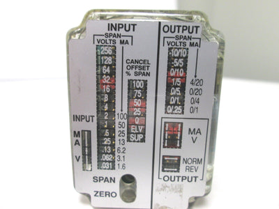 Used Wilkerson MM4380A-1 Isolated Transmitter, Power: 115VAC 2.4VA 50/60Hz