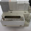 Used Manifold of 2 SMC SV1100-5FU Pneumatic Solenoid Valves, Pressure: 0.15-0.7MPa