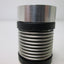 Used RW Bellows Coupling, 6mm ID to 0.5" ID, Dimensions: 25mm OD x 44mm Long
