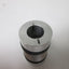 Used RW Bellows Coupling, 6mm ID to 0.5" ID, Dimensions: 25mm OD x 44mm Long