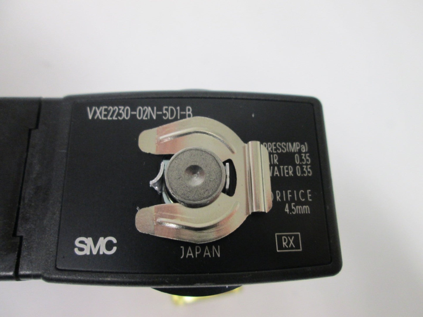 Used SMC VXE2230-02N-5D1-B Solenoid Valve, Voltage: 24VDC, Air/Water Pressure 0.35MPa