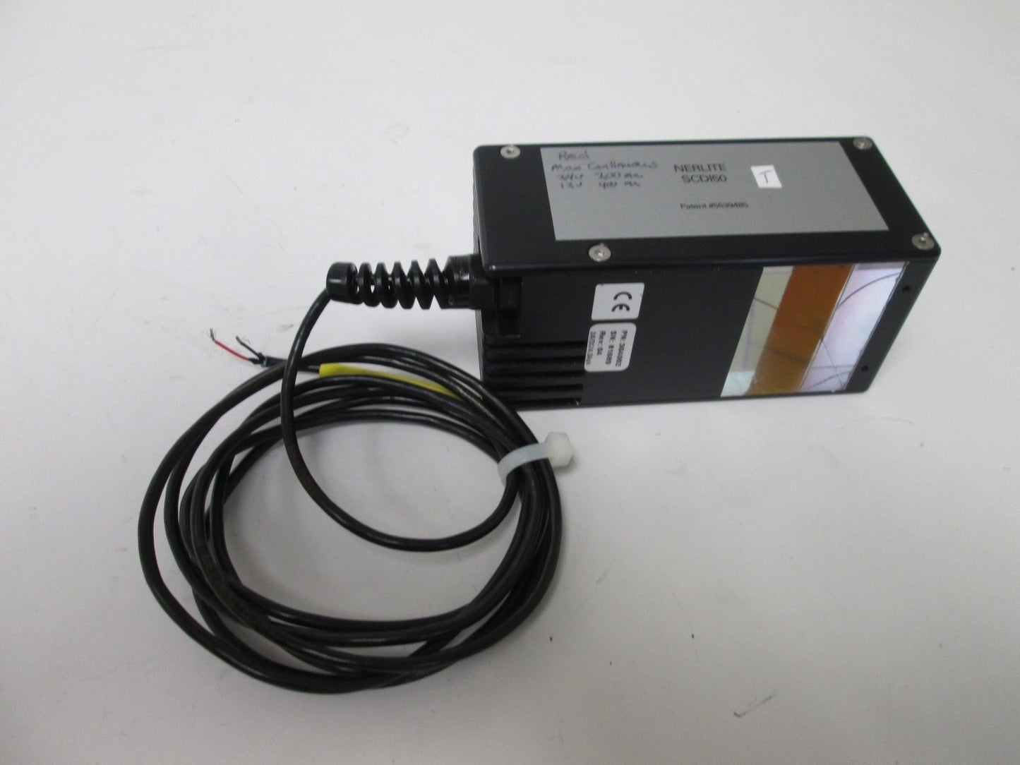 Used Nerlite SCDI-50 Diffuse Illuminator, Red Strobe, Power: 12/24VDC 400/200mA