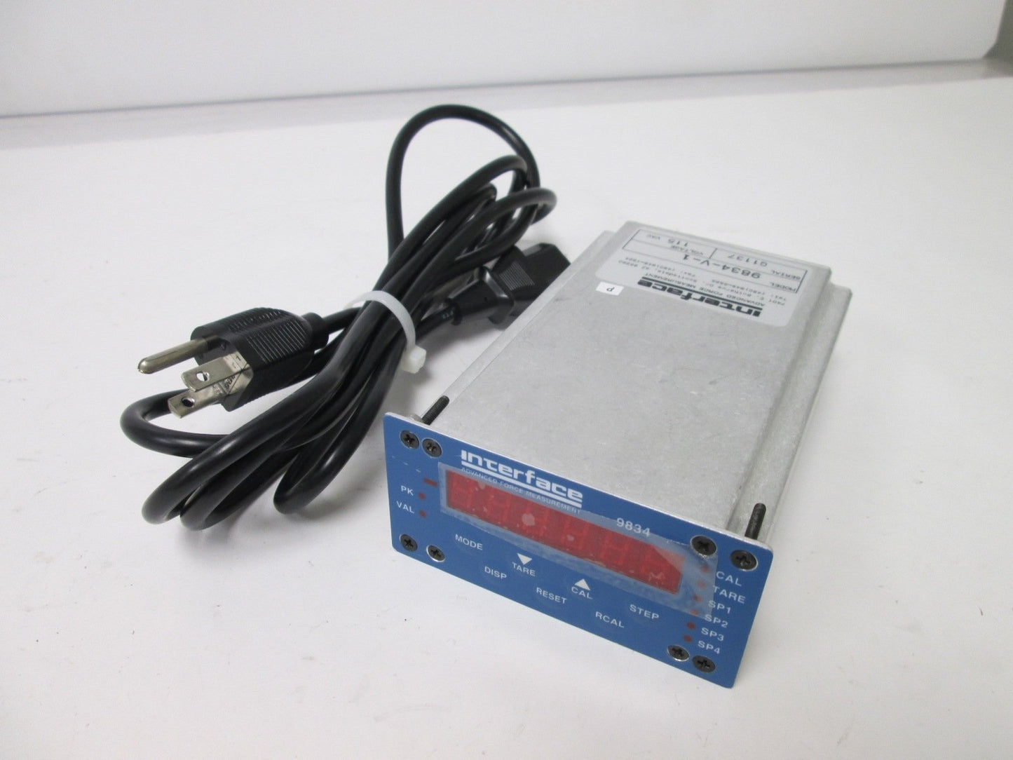 Interface 9834-V-1 High Level Load Cell Digital Indicator, Voltage Input, 115VAC