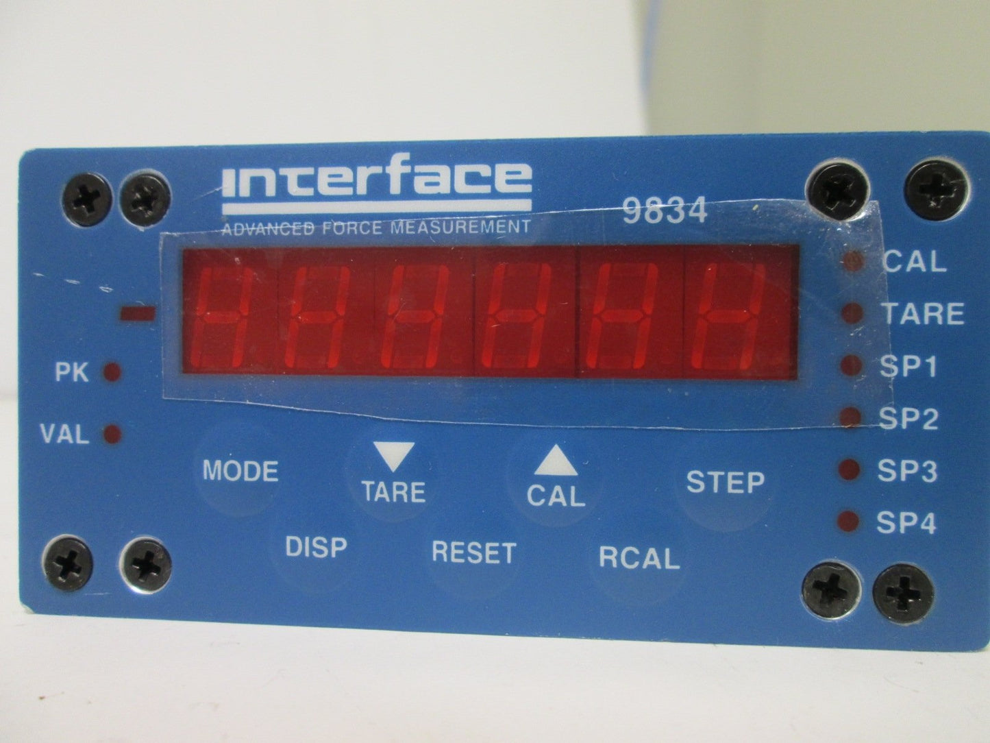 Interface 9834-V-1 High Level Load Cell Digital Indicator, Voltage Input, 115VAC